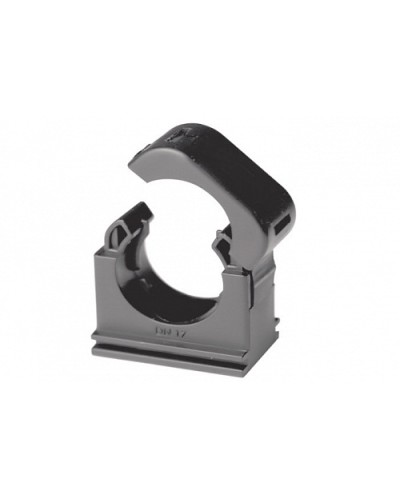 Держатель с крышкой DN 48 мм, полиамид, цвет чёрный DKC (PASW48N) во Владивостоке Держатели, клипсы, скобы Pintop.ru