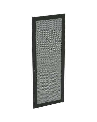 Дверь перфорированная одностворчатая для IT-CQE 2000 x 800 RAL9005 DKC R5ITCPRMM2080B во Владивостоке Аксессуары для стоек и шкафов Pintop.ru