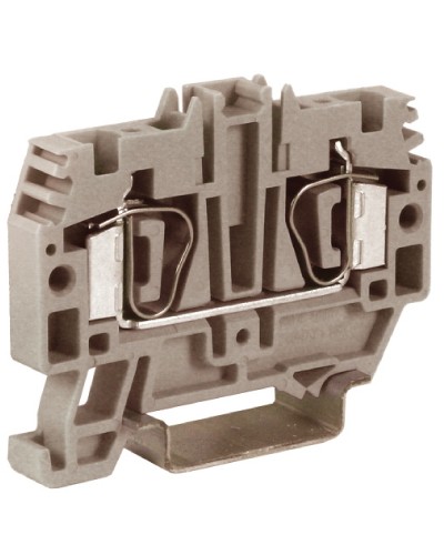 Зажим 4 кв.мм серый DKC ZHM250GR во Владивостоке Держатели, клипсы, скобы Pintop.ru