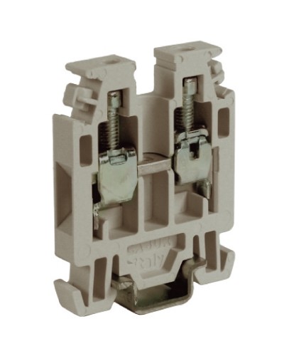 Зажим 2,5 кв.мм серый DKC ZRN500GR во Владивостоке Крепежные изделия Pintop.ru