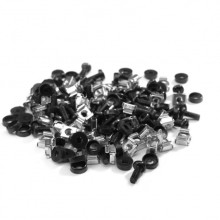 Комплект крепежа М6, винт, пластиковая шайба, гайка, 50 шт Datarex DR-464500