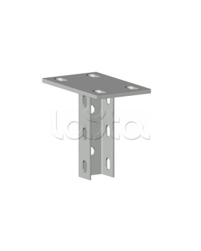 Кронштейн потолочный одинарный 115 мм HDZ (2.5 мм) EKF (kp115) во Владивостоке Аксессуары для лотков Pintop.ru