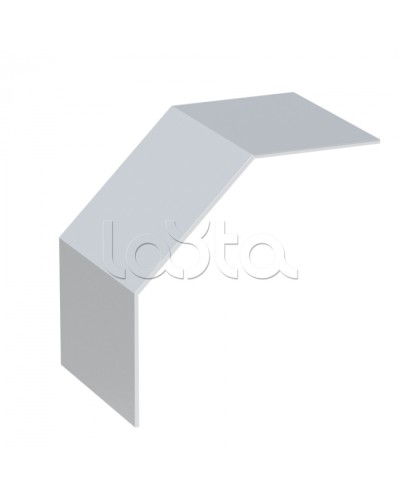 Крышка на угол 90 градусов верт. внеш. лестн. усиленная 150x400 мм (2 мм) HDZ EKF (kvoltp90150400-2-HDZ) во Владивостоке Аксессуары для лотков Pintop.ru