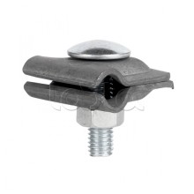 Зажим прута универсальный малый (пластина 30х30мм), HZ EKF (lp-51510)