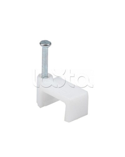 Скоба крепежная квадратная (плоская) (10мм.) (50шт.) EKF PROxima (plcn-ss-10) во Владивостоке Держатели, клипсы, скобы Pintop.ru