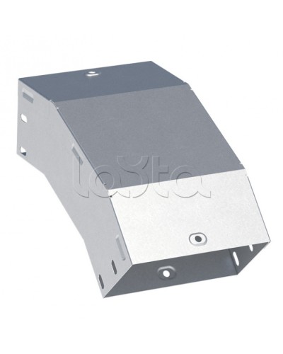 Угол 45 град. вертикальный внешний 100x400-1,0 мм HDZ EKF (vo45100400-1-HDZ) во Владивостоке Аксессуары для лотков Pintop.ru