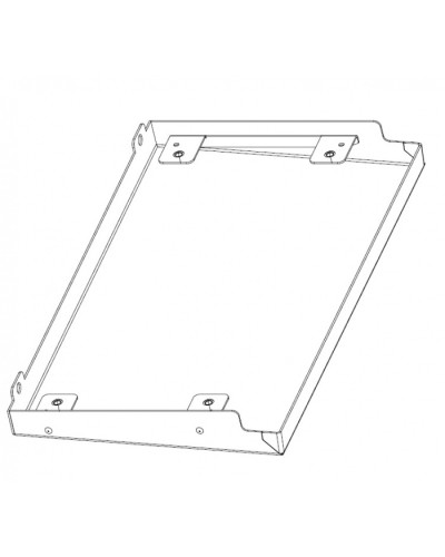 Крыша дождевая для шкафов серии EMW (Ш800 × Г210) Elbox (EMW-RR-800.210) во Владивостоке Аксессуары для стоек и шкафов Pintop.ru