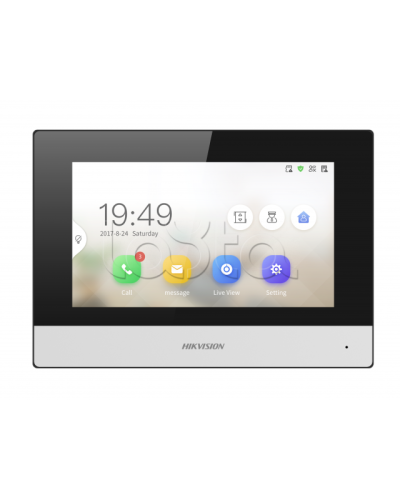 IP видеодомофон сенсорный Hikvision DS-KH6320-TDE1 во Владивостоке Абонентские IP устройства Pintop.ru