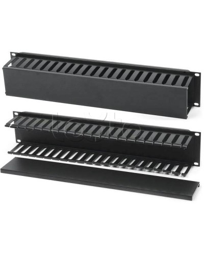 Организатор кабельный с крышкой, 19 Hyperline (CM-2U-PL-COV) во Владивостоке Аксессуары для кабель-канала Pintop.ru