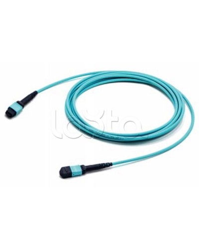 Патч-корд волоконно-оптический Hyperline FHD-MC3-503-MPOM12/PS-MPOM12/PS-A-20M-LSZH-AQ во Владивостоке Патч-корды и пигтейлы Pintop.ru