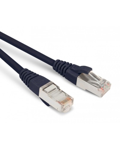 Патч-корд экранированный Hyperline PC-LPM-STP-RJ45-RJ45-C6-10M-LSZH-BK во Владивостоке Патчкорды (медные) Pintop.ru