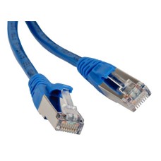 Патч-корд экранированный Hyperline PC-LPM-STP-RJ45-RJ45-C6-1.5M-LSZH-BL