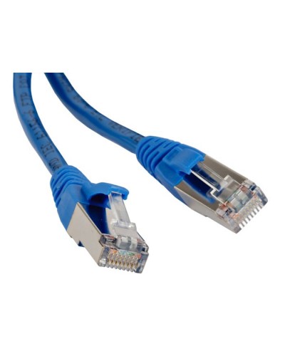 Патч-корд экранированный Hyperline PC-LPM-STP-RJ45-RJ45-C6-1.5M-LSZH-BL во Владивостоке Патчкорды (медные) Pintop.ru