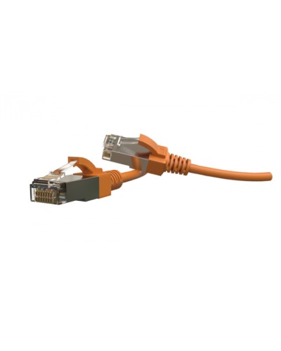Патч-корд S/FTP Hyperline (PC-LPT-SFTP-RJ45-RJ45-C6-5M-LSZH-OR) во Владивостоке Патчкорды (медные) Pintop.ru