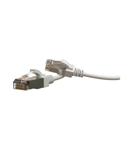 Патч-корд S/FTP Hyperline (PC-LPT-SFTP-RJ45-RJ45-C6-5M-LSZH-WH) во Владивостоке Патчкорды (медные) Pintop.ru