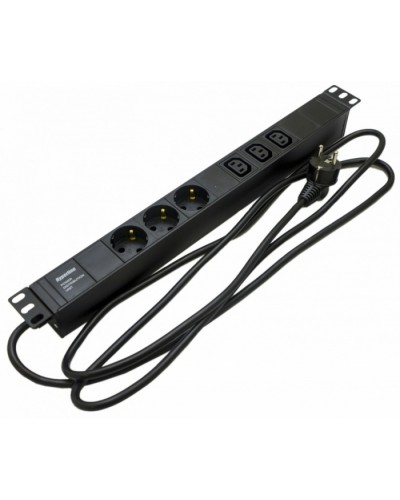 Блок розеток Hyperline SHE19-3SH-3IEC-2.5EU во Владивостоке Блоки розеток Pintop.ru