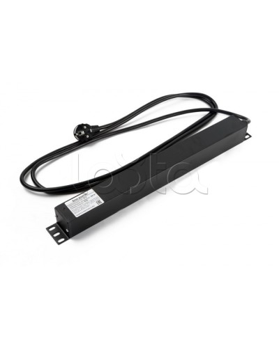 Блок розеток горизонтальный черн Hyperline (SHE19-6SH-2IEC-2.5EU) во Владивостоке Блоки розеток Pintop.ru