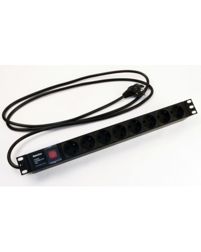 Блок розеток Hyperline SHE19-8SH-S-2.5EU во Владивостоке Блоки розеток Pintop.ru