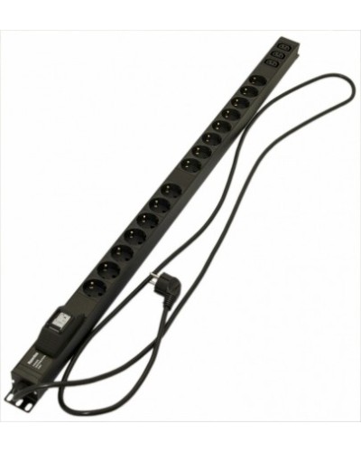 Блок розеток Hyperline SHE-15SH-3IEC-B-2.5EU во Владивостоке Блоки розеток Pintop.ru