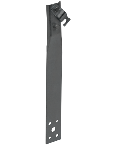 Держатель проводника круглого 6-10мм винтовой прямой h=60мм оцинкованная сталь TD IEK (ZDP86-13-1-16-60) во Владивостоке Крепеж Pintop.ru