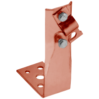Держатель проводника круглого 6-10мм винтовой угловой h=80мм медь IEK (ZDP87-50-1-16-80)