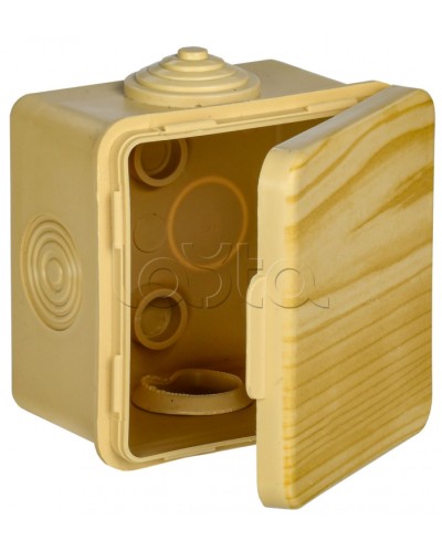 Коробка расп. КМ для о/п D=85х40мм IP54 4 вв. сосна IEK (UKO21-085-040-000-K34-54) во Владивостоке Распределительные коробки Pintop.ru