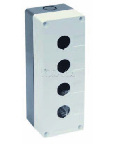 Корпус КП104 для кнопок 4 места белый IEK BKP10-4-K01 во Владивостоке Аксессуары для кабель-канала Pintop.ru