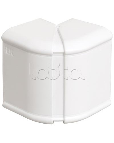 Угол изменяемый внешний для соединения двух кабель-каналов типоразмера 100х60 IEK (CKK-40D-W-100-060-K01) во Владивостоке Аксессуары для кабель-канала Pintop.ru