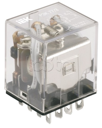 Реле промежуточное РЭК77/3 IEK RRP10-3-10-012D во Владивостоке Аксессуары для кабель-канала Pintop.ru