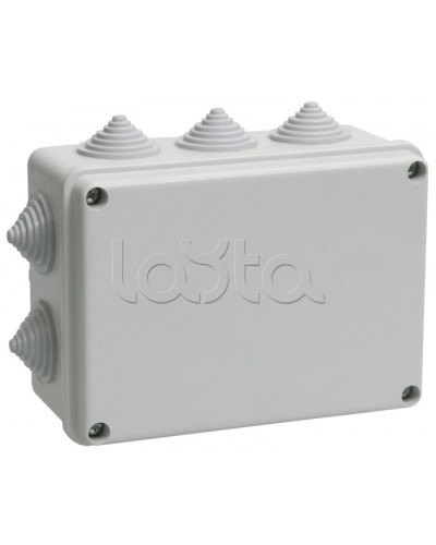 Коробка КМ41242 распаячная для о/п (RAL7035, 10 гермовводов) IEK UKO10-150-110-070-K41-55 во Владивостоке Распределительные коробки Pintop.ru