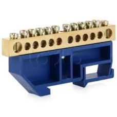 Шина нулевая с DIN-изолятором ШНИ-8x12-10-Д-С IEK YNN10-812-10D-K07