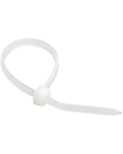 Стяжка 100x2,5 мм нейлоновая, белая IEK UHH31-D025-100-100 во Владивостоке Стяжки-хомуты Pintop.ru