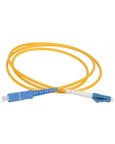 Патч-корд оптический, SM, 9/125 (OS2), LC/UPC-SC/UPC, (simplex), 1м FPC09-LCU-SCU-C1L-3M во Владивостоке Патч-корды оптические Pintop.ru