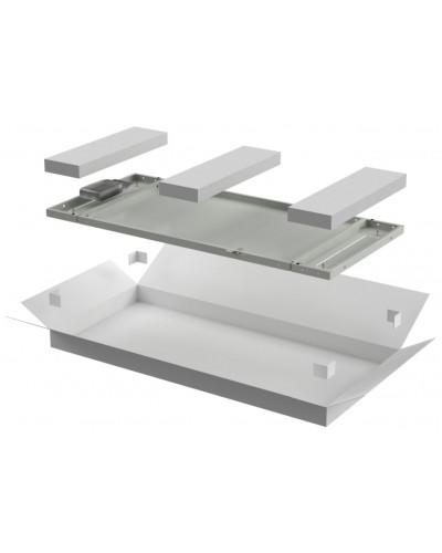 ITK LINEA N Панель задняя 600мм шкафа 18U сер. (LN35-18U6X-ZM) во Владивостоке Аксессуары для стоек и шкафов Pintop.ru