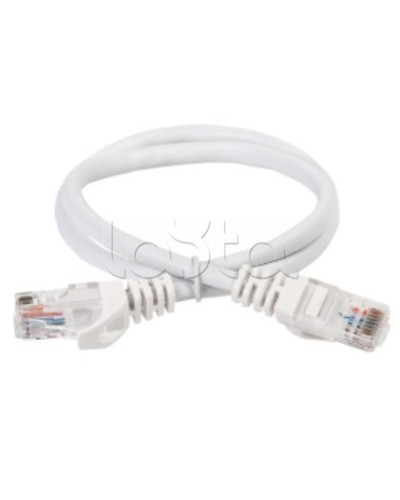 Коммутационный шнур (патч-корд) кат.5E UTP 0,5м белый ITK (PC08-C5EU-05M) во Владивостоке Патч-корды и пигтейлы Pintop.ru