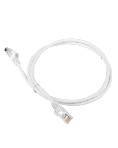 Патч-корд LANMASTER LSZH UTP кат.5e, 0.3 м, белый LANMASTER LAN-PC45/U5E-0.3-WH во Владивостоке Патчкорды (медные) Pintop.ru