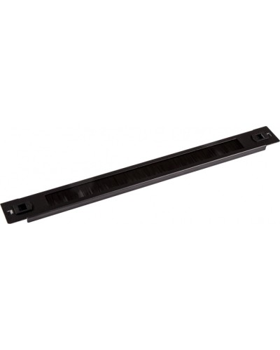 Панель 19 с щеточным вводом 1U, быстросъемная, черная LANMASTER LAN-DC-TLBRP-1U во Владивостоке Аксессуары для стоек и шкафов Pintop.ru