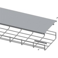 Крышка для лотка шириной 400мм, 1м. LANMASTER LAN-MT-AB400-EZ