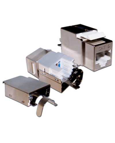 Вставка Keystone RJ-45, категория 6, экранированная, 180 градусов LANMASTER (LAN-OK45S6/180) во Владивостоке Коммутационные изделия Pintop.ru