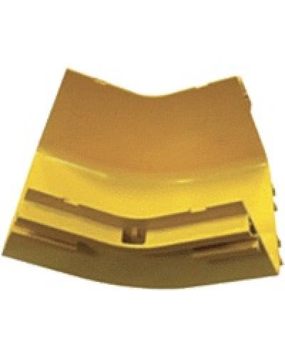 Изгиб 45° оптического лотка внутренний 240 мм, желтый LANMASTER LAN-OT240-IC45 во Владивостоке Аксессуары для кабель-канала Pintop.ru