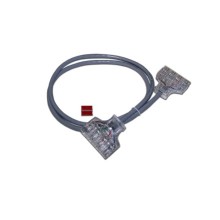 Патч-корд 110 тип - 110 тип, 1 пара, категория 6, 1.5 м, серый LANMASTER LAN-P4-P4-1.5/6