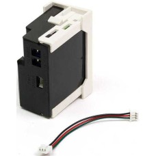 Блок питания для конвертора RJ45-VGA, формата Mosaic, 22.5х45мм, вертикальный, белый LANMASTER LAN-SIP-23VGA/VP-WH