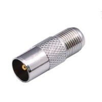 Переходник PAL (TV) штекер - F розетка LAZSO APTVF10