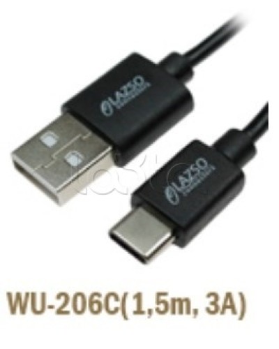 Кабель для передачи данных и зарядки LazsoWU-206C(1,5m, 3А) во Владивостоке Оборудование для видеонаблюдения Pintop.ru