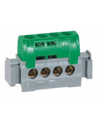 Клеммник зеленый 4х1.5-16 мм2 LEGRAND 004830 во Владивостоке Клеммные колодки Pintop.ru