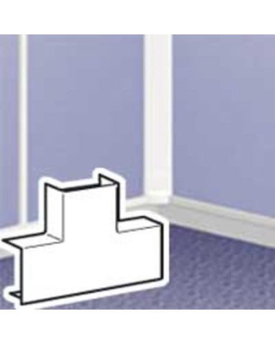 Т-образное ответвление для мини-плинтуса DLPlus 32x16 белый Legrand 033330 во Владивостоке Аксессуары для кабель-канала Pintop.ru