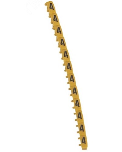 Маркер 4 0,15/0,5 ЖЛТ CAB3 Legrand 038104 во Владивостоке Аксессуары для кабель-канала Pintop.ru