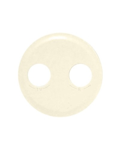 Лицевая панель для розетки TV/FM слоновая кость Celiane Legrand 066232 во Владивостоке Аксессуары для кабель-канала Pintop.ru