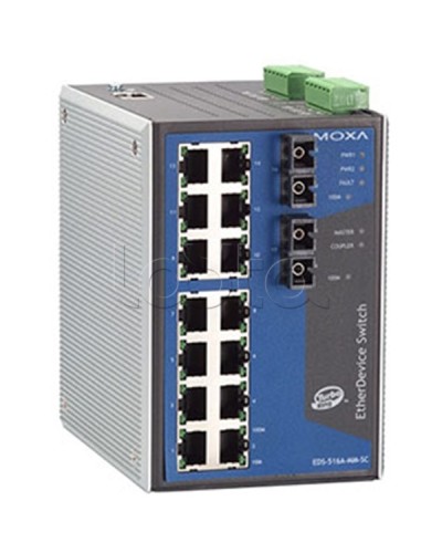 Коммутатор управляемый промышленный 16-портовыйMoxa EDS-516A-MM-SC во Владивостоке Коммутаторы Pintop.ru