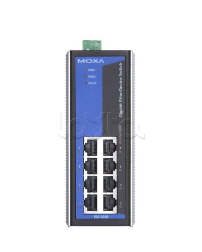 Коммутатор неуправляемый промышленный 8-портовый Moxa EDS-G308 во Владивостоке Коммутаторы Pintop.ru